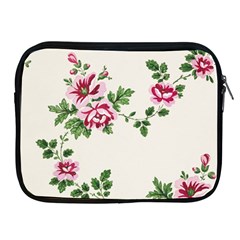 Vintage Flower Art Artwork Blooming Blossom Botanical Botany Nature Floral Pattern Apple Ipad 2/3/4 Zipper Cases by Maspions