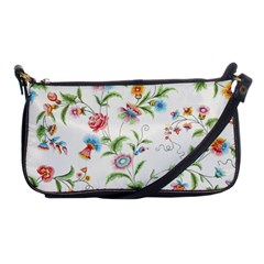 Vintage Floral Flower Pattern Art Nature Blooming Blossom Botanical Botany Shoulder Clutch Bag by Maspions