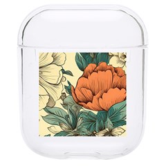 Flowers Pattern Texture Art Colorful Nature Painting Surface Vintage Hard Pc Airpods 1/2 Case by Maspions