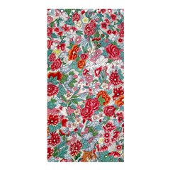 Flower Bloom Blossom Botanical Color Colorful Colour Element Digital Floral Floral Pattern Shower Curtain 36  X 72  (stall)  by Maspions