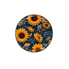 Flowers Pattern Spring Bloom Blossom Rose Nature Flora Floral Plant Hat Clip Ball Marker