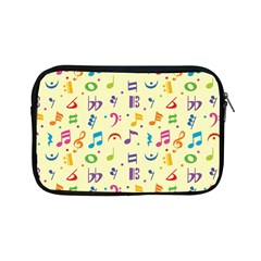 Seamless Pattern Musical Note Doodle Symbol Apple Ipad Mini Zipper Cases by Apen