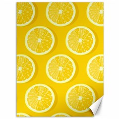 Lemon Fruits Slice Seamless Pattern Canvas 36  X 48  by Apen