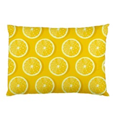 Lemon Fruits Slice Seamless Pattern Pillow Case (two Sides) by Apen