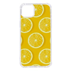 Lemon Fruits Slice Seamless Pattern Iphone 14 Plus Tpu Uv Print Case by Apen