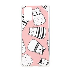 Cute Cats Cartoon Seamless-pattern Samsung Galaxy S20plus 6 7 Inch Tpu Uv Case by Apen