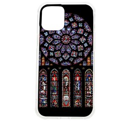 Chartres Cathedral Notre Dame De Paris Stained Glass Iphone 12 Pro Max Tpu Uv Print Case