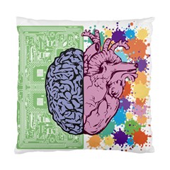 Brain Heart Balance Emotion Standard Cushion Case (two Sides) by Maspions