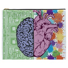 Brain Heart Balance Emotion Cosmetic Bag (xxxl)