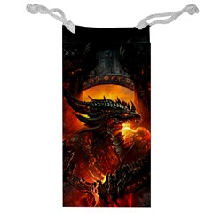 Dragon Fire Fantasy Art Jewelry Bag