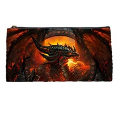 Dragon Fire Fantasy Art Pencil Case by Maspions