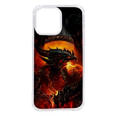 Dragon Fire Fantasy Art Iphone 14 Pro Max Tpu Uv Print Case by Maspions