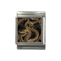 Fantasy Dragon Pentagram Italian Charm (13mm)