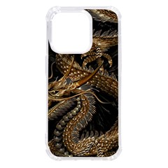 Fantasy Dragon Pentagram Iphone 14 Pro Tpu Uv Print Case by Maspions