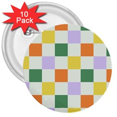 Board Pictures Chess Background 3  Buttons (10 Pack) 