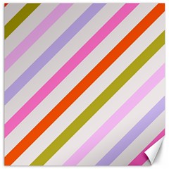 Lines Geometric Background Canvas 20  X 20 