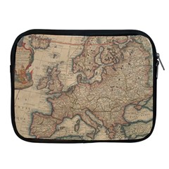 Old Vintage Classic Map Of Europe Apple Ipad 2/3/4 Zipper Cases