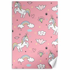 Cute Unicorn Seamless Pattern Canvas 20  X 30  by Apen