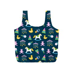 Cute Babies Toys Seamless Pattern Full Print Recycle Bag (s) by Apen