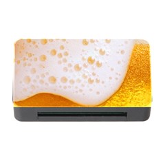 Beer Foam Texture Macro Liquid Bubble Memory Card Reader With Cf by Cemarart