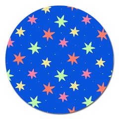 Background Star Darling Galaxy Magnet 5  (round)