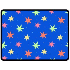 Background Star Darling Galaxy Two Sides Fleece Blanket (large)