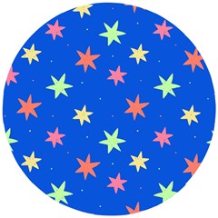 Background Star Darling Galaxy Wooden Puzzle Round