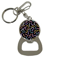 Abstract Pattern Wallpaper Bottle Opener Key Chain