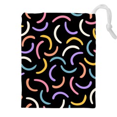 Abstract Pattern Wallpaper Drawstring Pouch (4xl) by Maspions