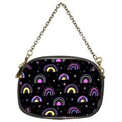 Wallpaper Pattern Rainbow Chain Purse (one Side) by Maspions