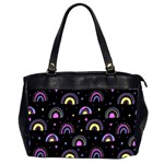 Wallpaper Pattern Rainbow Oversize Office Handbag (2 Sides) Front