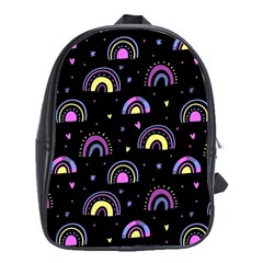 Wallpaper Pattern Rainbow School Bag (xl)