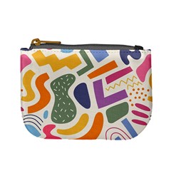 Abstract Pattern Background Mini Coin Purse