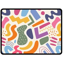 Abstract Pattern Background Fleece Blanket (large)