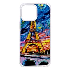 Eiffel Tower Starry Night Print Van Gogh Iphone 14 Pro Max Tpu Uv Print Case by Maspions