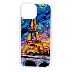 Eiffel Tower Starry Night Print Van Gogh Iphone 13 Mini Tpu Uv Print Case by Maspions