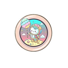 Boy Astronaut Cotton Candy Childhood Fantasy Tale Literature Planet Universe Kawaii Nature Cute Clou Hat Clip Ball Marker by Maspions