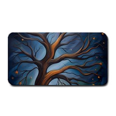 Tree Branches Mystical Moon Expressionist Oil Painting Acrylic Painting Abstract Nature Moonlight Ni Medium Bar Mat