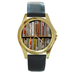 Book Nook Books Bookshelves Comfortable Cozy Literature Library Study Reading Reader Reading Nook Ro Round Gold Metal Watch