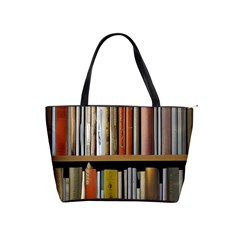 Book Nook Books Bookshelves Comfortable Cozy Literature Library Study Reading Reader Reading Nook Ro Classic Shoulder Handbag by Maspions