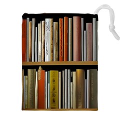 Book Nook Books Bookshelves Comfortable Cozy Literature Library Study Reading Reader Reading Nook Ro Drawstring Pouch (4xl)
