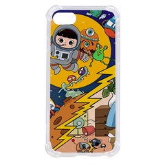 Astronaut Moon Monsters Spaceship Universe Space Cosmos Iphone Se by Maspions