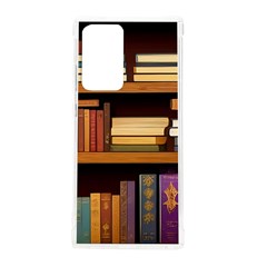 Book Nook Books Bookshelves Comfortable Cozy Literature Library Study Reading Room Fiction Entertain Samsung Galaxy Note 20 Ultra Tpu Uv Case