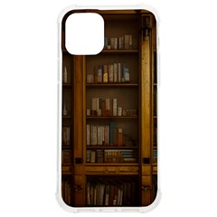 Books Book Shelf Shelves Knowledge Book Cover Gothic Old Ornate Library Iphone 12/12 Pro Tpu Uv Print Case by Maspions