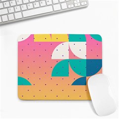 Abstract Geometric Bauhaus Polka Dots Retro Memphis Art Small Mousepad