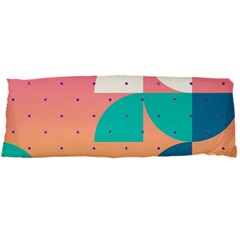 Abstract Geometric Bauhaus Polka Dots Retro Memphis Art Body Pillow Case Dakimakura (two Sides)