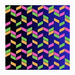 Background Pattern Geometric Pink Yellow Green Medium Glasses Cloth