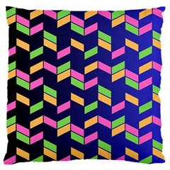 Background Pattern Geometric Pink Yellow Green 16  Baby Flannel Cushion Case (two Sides)