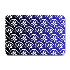 Pattern Floral Flowers Leaves Botanical Small Doormat