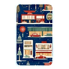 Cars Snow City Landscape Vintage Old Time Retro Pattern Memory Card Reader (rectangular) by Maspions